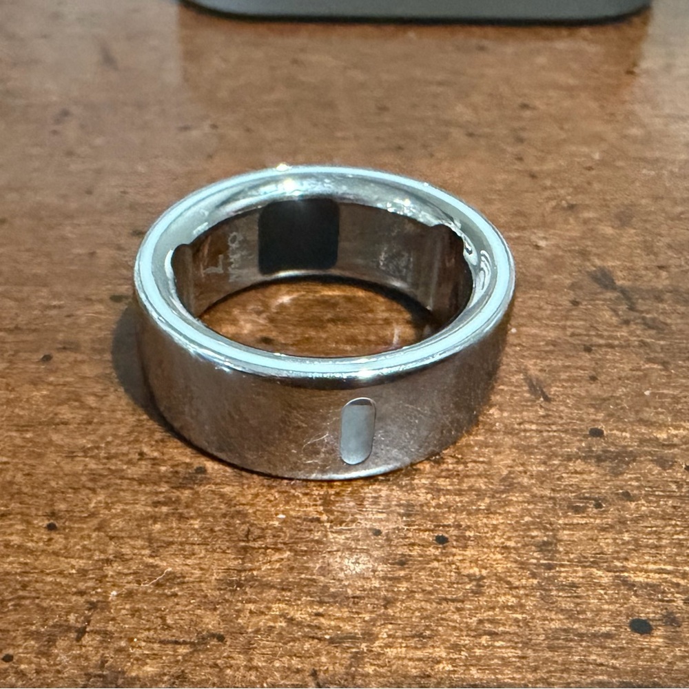 Oura Ring 4 Silver 7 Set